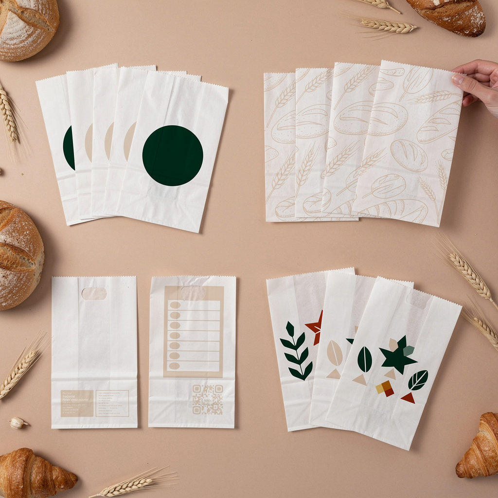 bag company - ejemplos de bolsas personalizadas para panaderías con diseño completo en todas las superficies