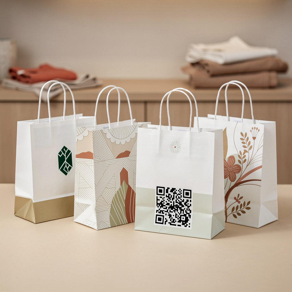 bag company ejemplos de bolsas de papel personalizadas para boutiques con diseño premium