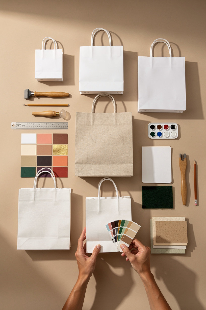 bag company opciones de diseño y acabado para bolsas de papel blancas mayoreo