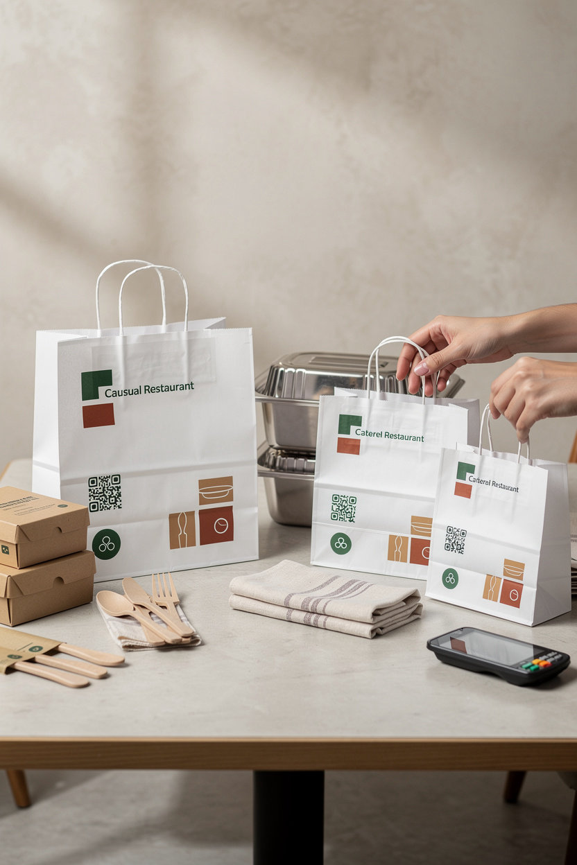 bag company - restaurante con bolsas personalizadas para entregas y catering en Carolina del Norte